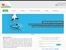 Tablet Screenshot of academics.relgo.com